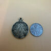 Wealth Amulet for Protection Seal of Solomon Bronze Pendant Magic #40