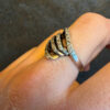 Vintage sterling silver ring Uk size N#40