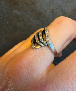 Vintage sterling silver ring Uk size N