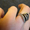 Vintage sterling silver ring Uk size N#40