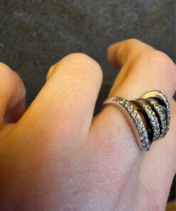 Vintage sterling silver ring Uk size N