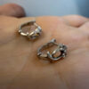 Sterling silver earrings CZ#40