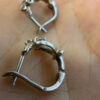 Sterling silver earrings CZ#40