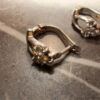 Sterling silver earrings CZ#40