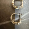Sterling silver earrings CZ#40