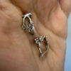 Sterling silver earrings CZ#40