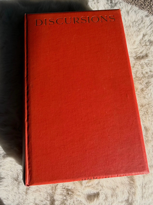 first edition, “discursions”, osbert sitwell, pub. grant richards 1925