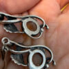 New Sterling silver amber earrings weight 5.73#43