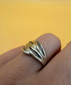 Sterling silver ring Uk size m 1/2