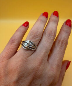 Sterling silver ring Uk size m 1/2