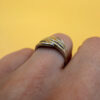 Sterling silver ring Uk size m 1/2