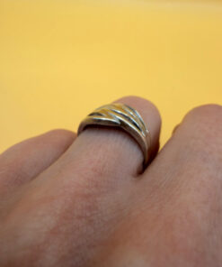 Sterling silver ring Uk size m 1/2