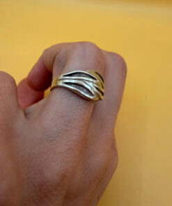 Sterling silver ring Uk size m 1/2
