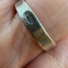 Sterling silver ring Uk size m 1/2