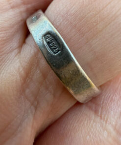 Sterling silver ring Uk size m 1/2