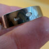 Uk size T , sterling silver ring with CZ #43