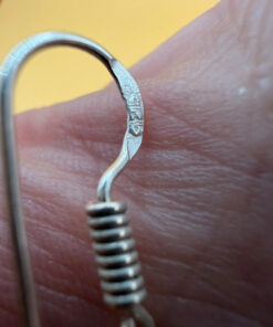 Vintage Soviet sterling silver earrings