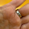 Soviet sterling silver ring with ruby Uk size O1/2