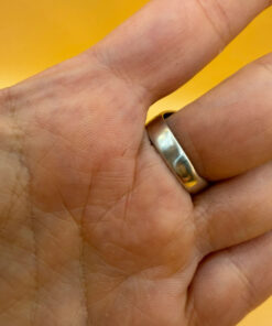 Soviet sterling silver ring with ruby Uk size O1/2