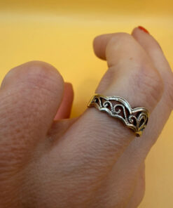 Vintage Sterling silver 90s Ukraine Uk size M