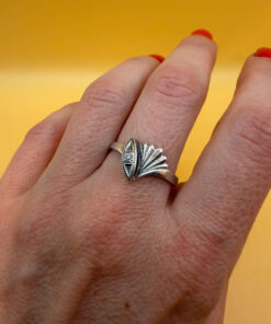 Size S, silver Soviet ring from the 1970s