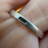 Size S, silver Soviet ring from the 1970s