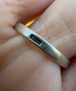 Size S, silver Soviet ring from the 1970s