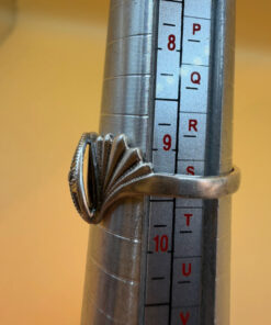 Size S, silver Soviet ring from the 1970s
