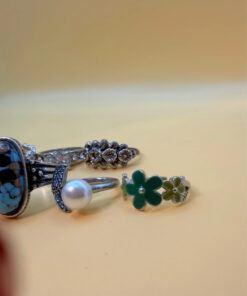 Set of different dressing rings#139