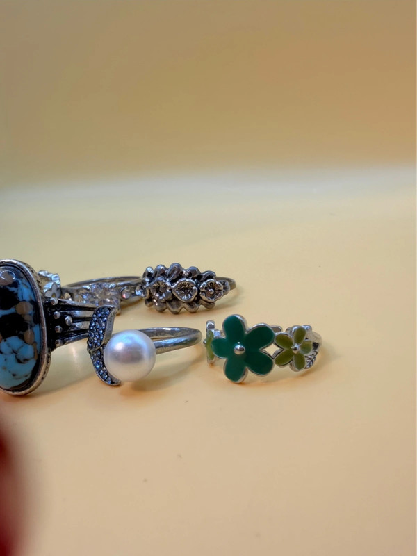 Set of different dressing rings#139