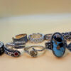 Set of different dressing rings#139