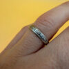 A vintage protective silver ring, size O#37