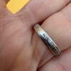 A vintage protective silver ring, size O#37