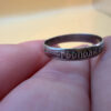 A vintage protective silver ring, size O#37