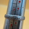 A vintage protective silver ring, size O#37