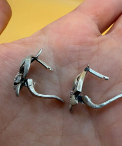 90s Ukraine sterling silver earrings