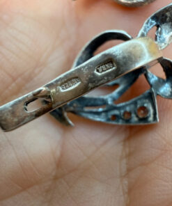 90s Ukraine sterling silver earrings