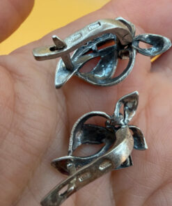 90s Ukraine sterling silver earrings