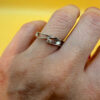 Sterling silver tender ring Uk size N#36