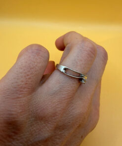 Sterling silver tender ring Uk size N