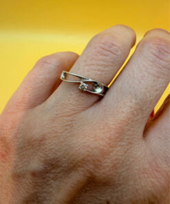 Sterling silver tender ring Uk size N#36