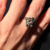 Vintage Soviet 50s Sterling Silver Ring - Size O#113