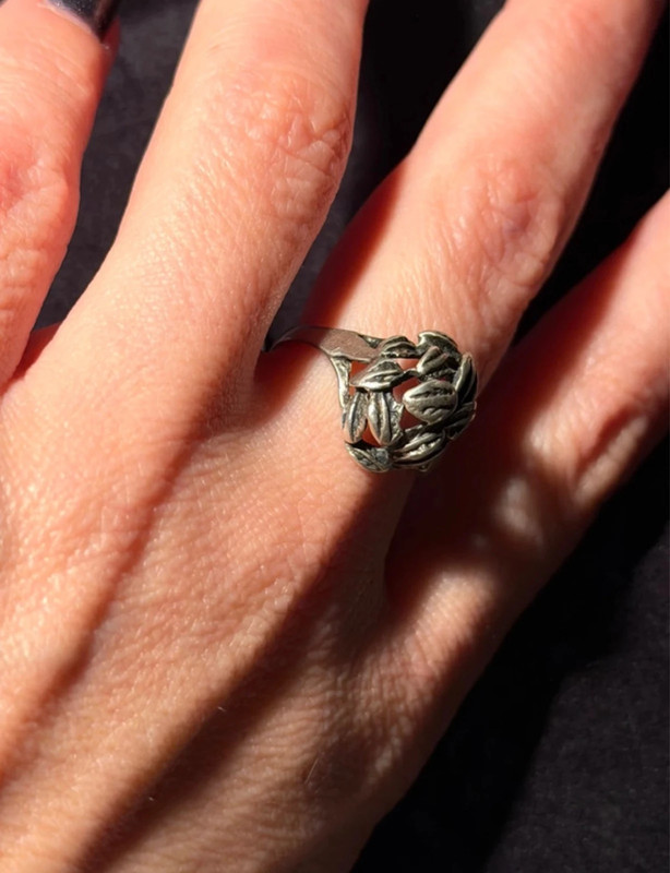 Vintage Soviet 50s Sterling Silver Ring - Size O#113