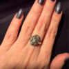 Vintage Soviet 50s Sterling Silver Ring - Size O#113
