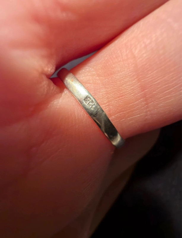 Vintage Soviet 50s Sterling Silver Ring - Size O#113