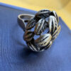Vintage Soviet 50s Sterling Silver Ring - Size O#113