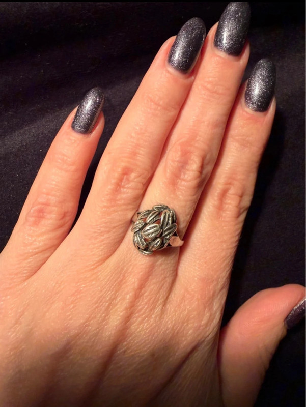 Vintage Soviet 50s Sterling Silver Ring - Size O#113