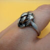 Vintage Soviet Sterling Silver Ring - Size R1/2#35