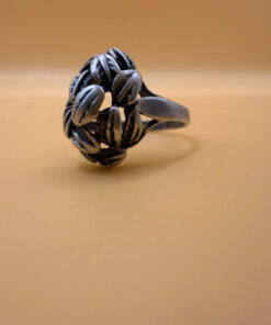 Vintage Soviet Sterling Silver Ring - Size R1/2