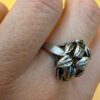 Vintage Soviet Sterling Silver Ring - Size R1/2#35